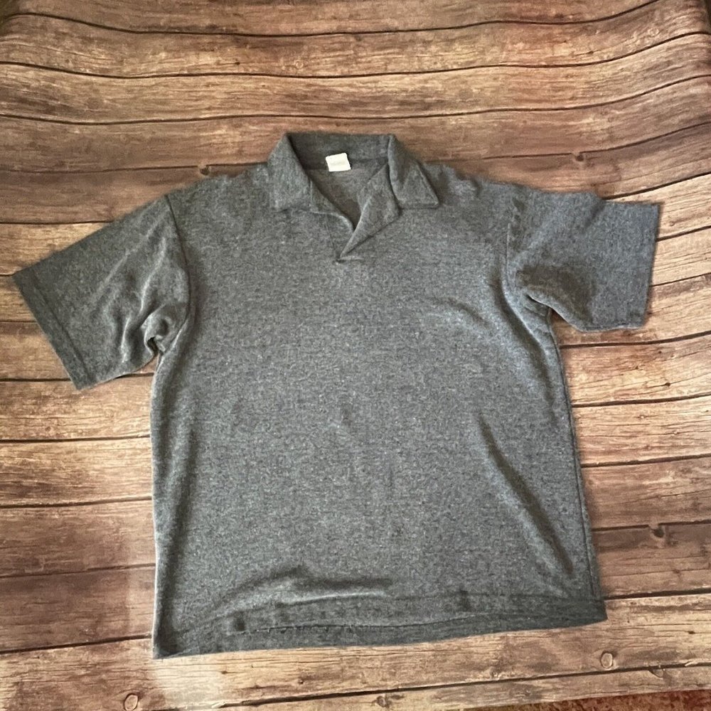 Men’s Utility Wear Gray Polo Size Large